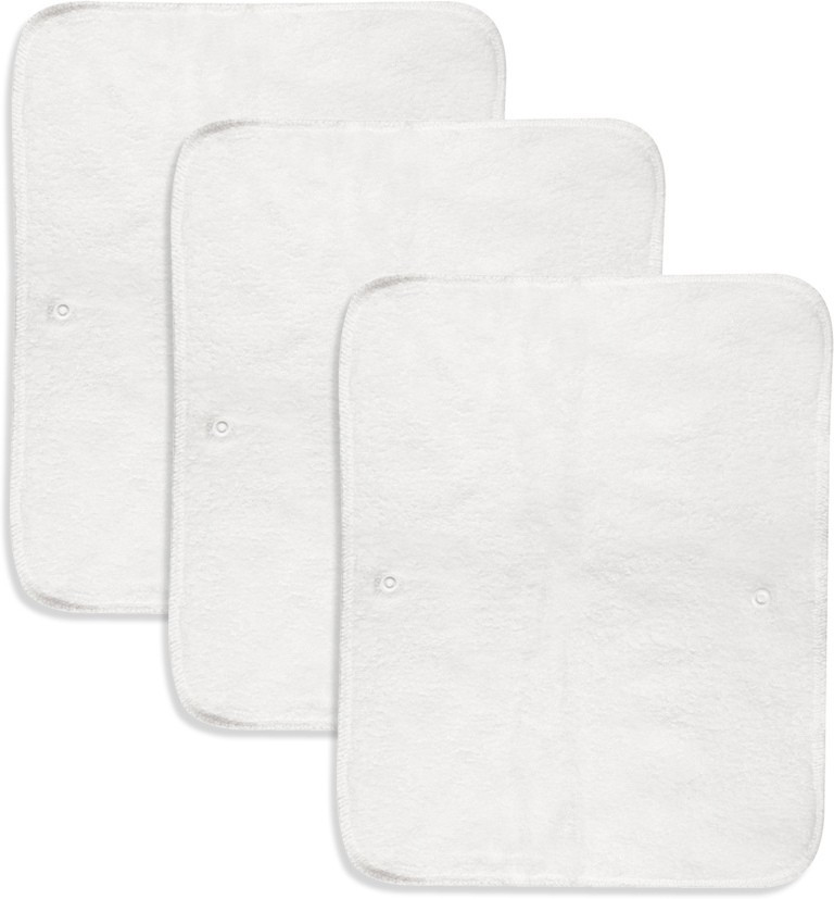 basic EASY- quick drying prefold style soaker / insert with dry feel layer on top (Pack of 3) image 1