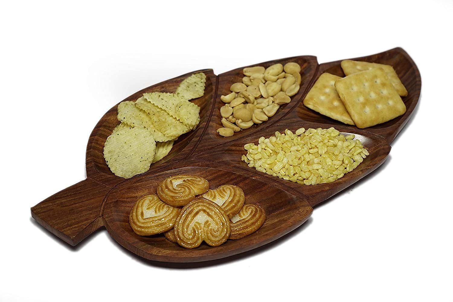 Wooden Leaf Tray Tray-image-4