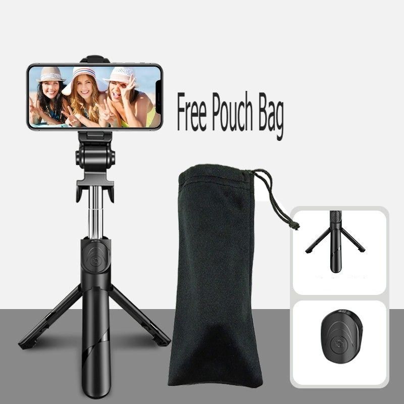 POZUB NEW ARRIVAL PZB-XT-02 Handheld Tripod Selfie Stick With Dustproof Bag multi-function Wireless Bluetooth 3in1 Selfie Stick with Remote Shutter 360 Rotate Extendable Handheld Foldable Mini Tripod Stand Foldable, selfie stick, tripod, bluetooth shutter for Smartphones Professional Remote Control Selfie Stick Broadcast stand Making Self Video Multi-Use Selfie Stick Desktop Online Course Video Live Recording Special Design for Streaming, Video Blogs, Online Classes, Presentation, Creating Product Demos Gimbal, Stabilizer, Monopods Point shoot Camera Single Tripod, Monopod, Monopod Kit, Tripod Ball Head, Tripod Clamp, Tripod Bracket, Tripod Kit-image-10