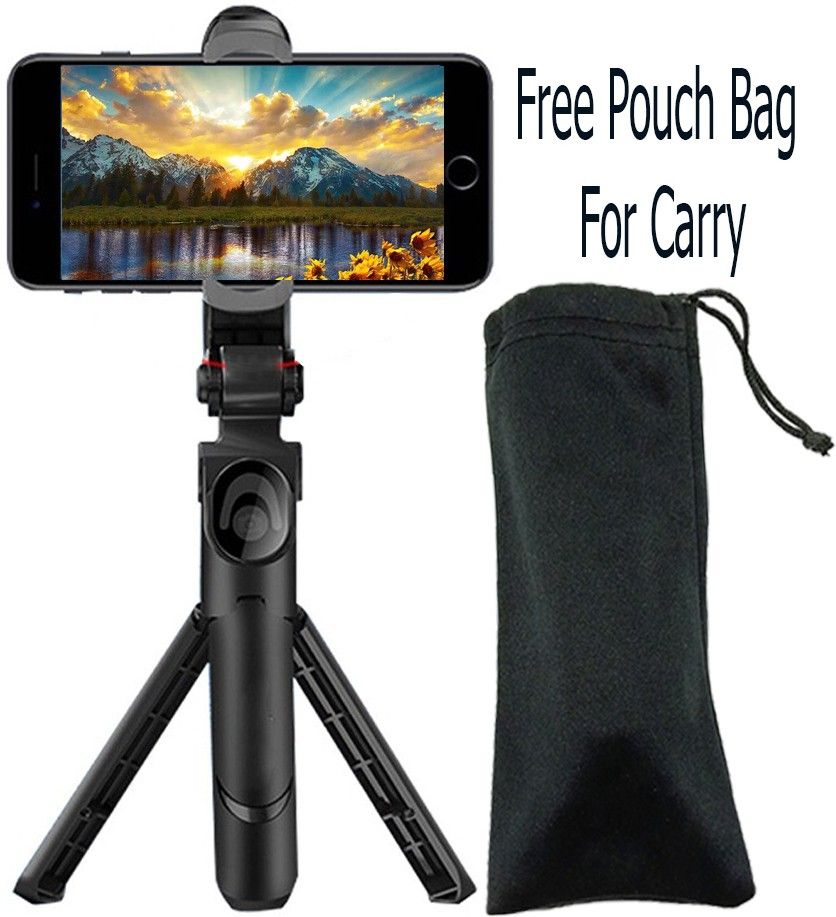 POZUB High Quality Tripod Selfie Stick With Dustproof Bag Heavy Duty Professional Travel Camera Tripod Stand Flexible Portable Stand DSLR/SLR Camera Stand Portable Foldable Adjustable Aluminum Lightweight Mobile Camera Holder With Three-Dimensional Head & Quick Release Plate spotting scope tripod With Mobile Clip Holder & BT Remote Best Use for Make Videos Compatible with Mobiles Tripod, Monopod, Monopod Kit, Tripod Ball Head, Tripod Clamp, Tripod Bracket, Tripod Kit-image-35