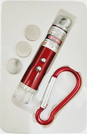 deepak badkur 3 In 1- LED Flashlight + Torch Keychain + Laser Pointer (650 nm, Green) (650 nm, Red)-image-13