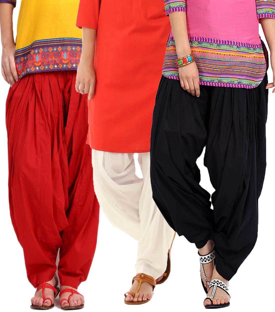 pi world Cotton Blend Solid Patiala-picture-11