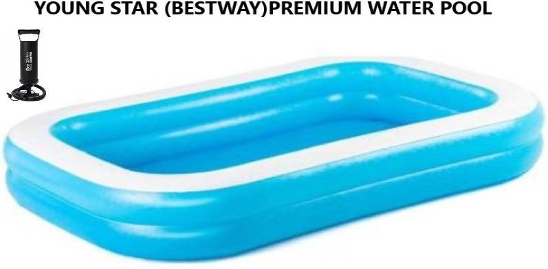 (USA*26) PREMIUM QUALITY ,HEAVY DUTY ADULTS AND KIDS JUMBO BIG SWIMMING WATER POOL BATH TUB 6.7 FEETS (2.01m) LENGTH,5.9 FEETS (1.50m) BREATH AND 51CM HEIGHT WITH THREE VALVE AIR PUMP.BEST SELLER UNIQUE THICK AND FLAXIBLE MATERIAL ,LOVED AND LIKE BY KIDS AND ADULTS.BEST SOLUTION FOR SUMMER WATER FUN. Inflatable Swimming Pool, Inflatable Toy Pump-image-11