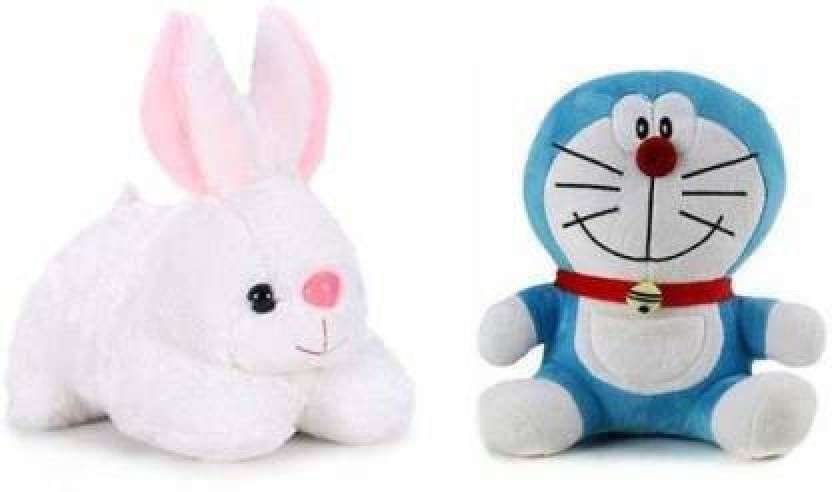 Doraemon and Bunny For Kids Toys Birthday Gift - 30 & 25cm- 30 cm