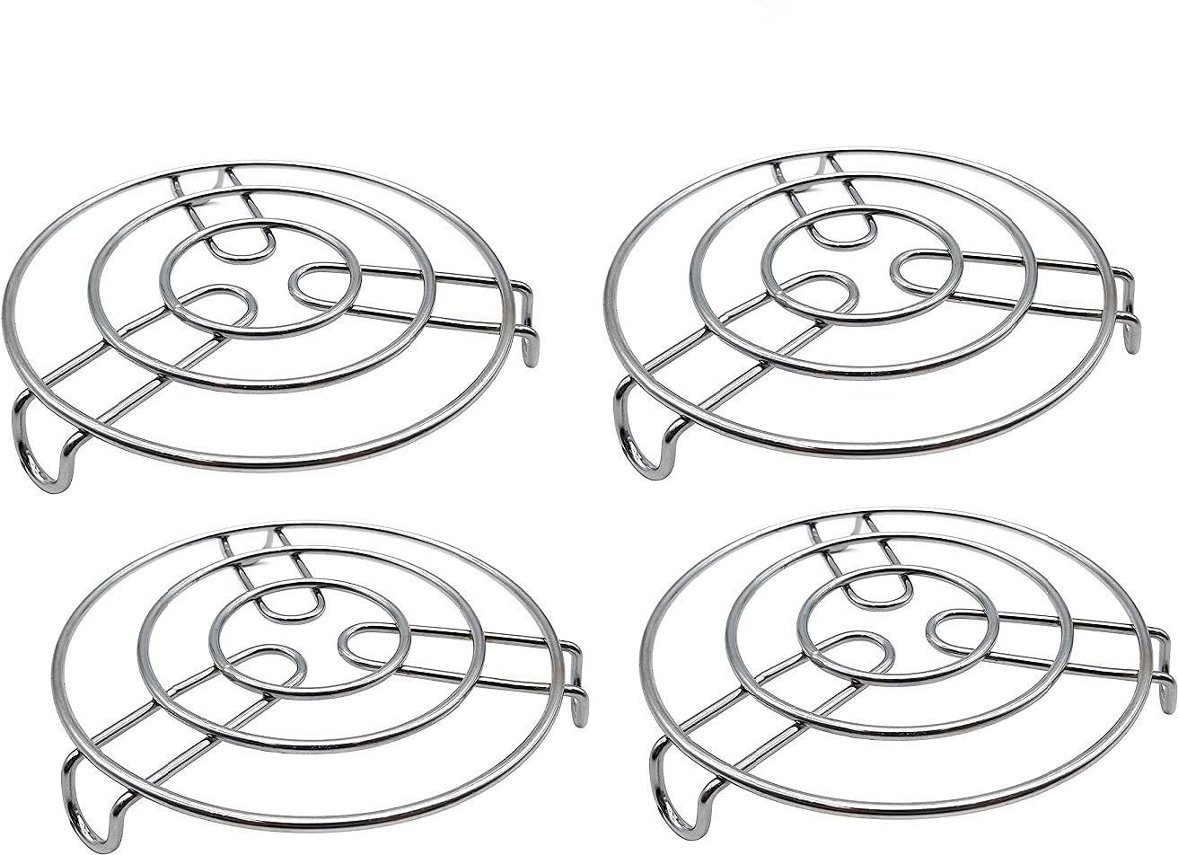 kavyacrash Steel Pot, Cooker, Donga Stands | Heat Resistant ot Plate Dishes Holder Trivet Stainless Steel Trivet-picture-3