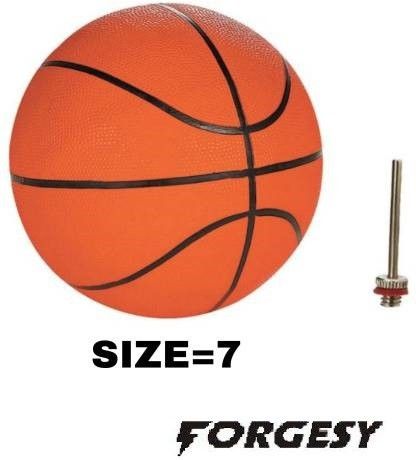 forgesy HIGH QUALITY BASKETBALL with 1 needles free Basketball - Size: 7-picture-6