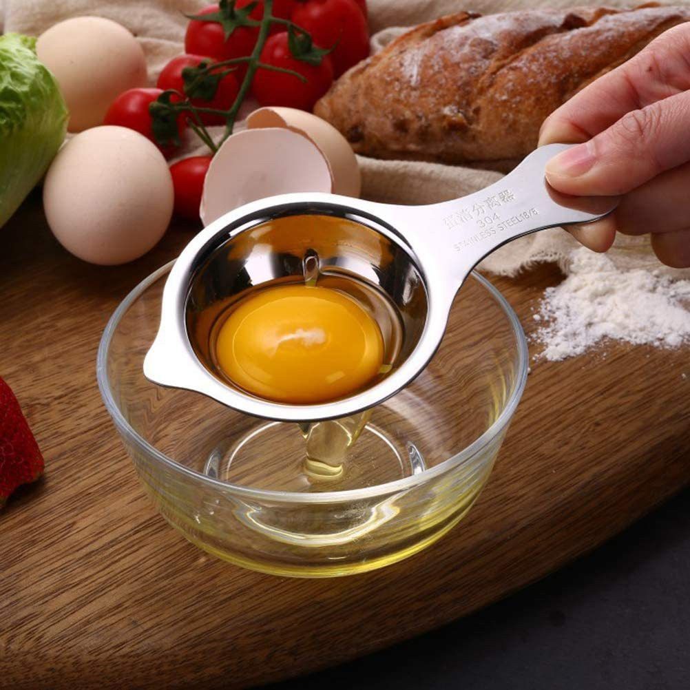 shidhmi Egg Yolk White Separator 304Egg Strainer Filter Dishwasher Safe Kitchen Bake Stainless Steel Egg Separator-picture-19