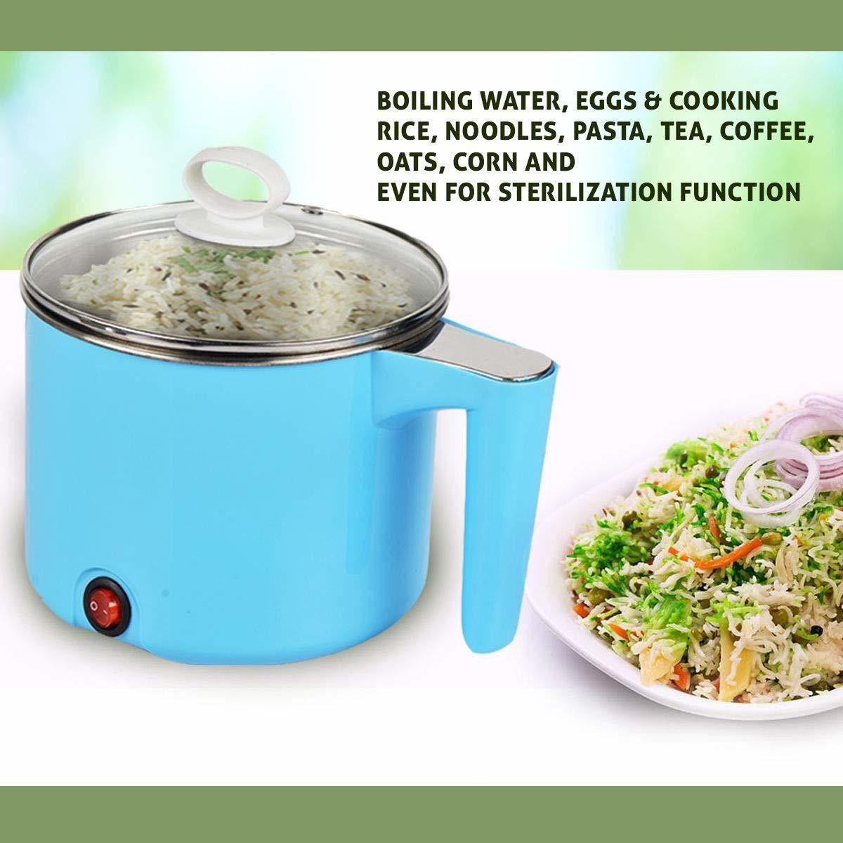 nimyank Electric Skillet Noodles Rice Cooker Thermal Insulation Cooking Pot 011 Travel Cooker-picture-32