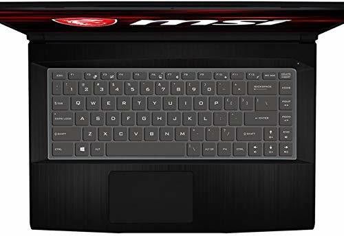 RAYA Premium TPU Keyboard Cover for MSI GS65 GF63 15.6"/MSI PS63 P65 WP65 WS65 15.6 Inch/MSI PS42 14 Inch Gaming Laptop Ultra Thin Dustproof Keyboard Skin MSI laptop keyboard cover Keyboard Skin