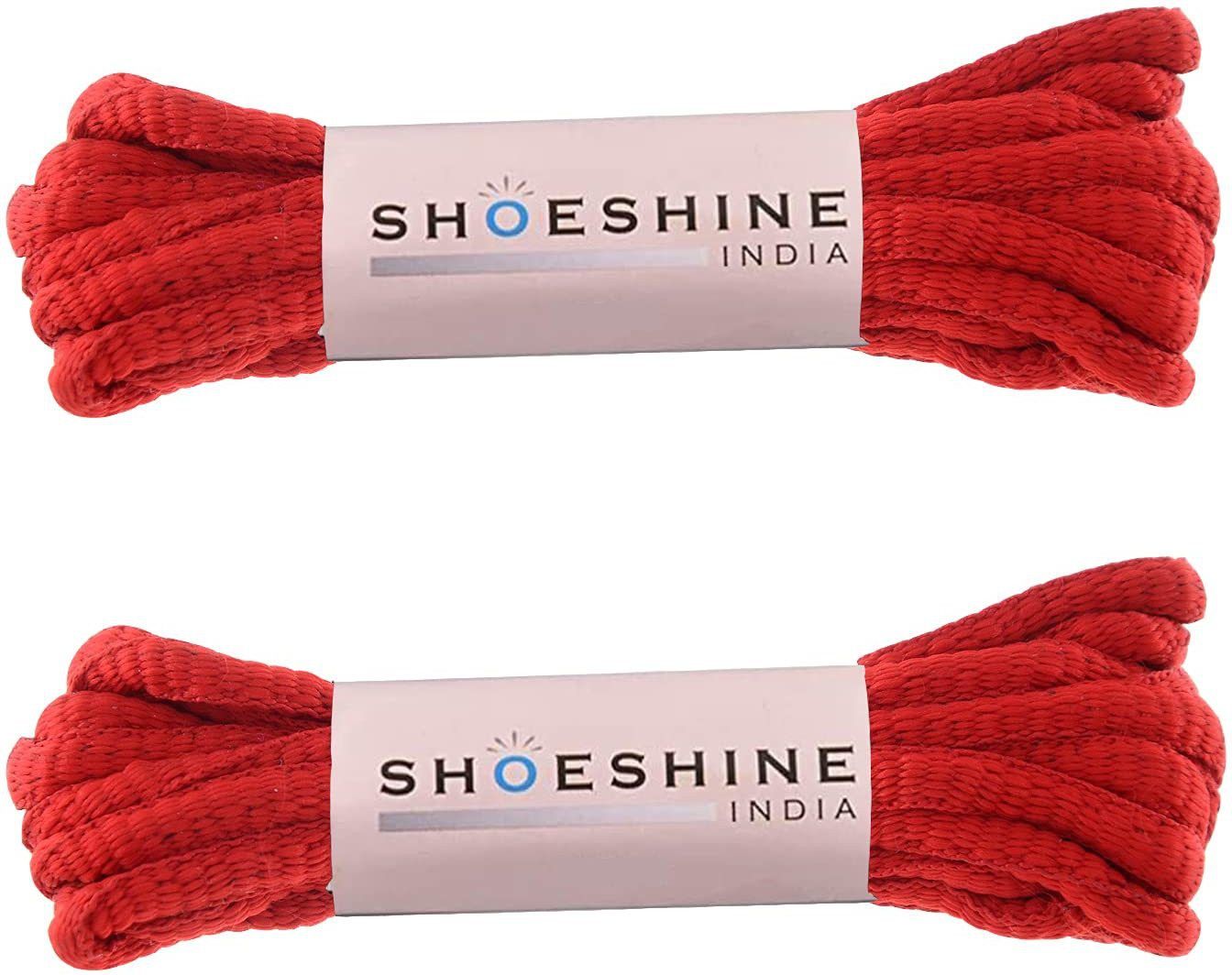 SHOESHINE Round Oval Shoe Lace 4 mm Thick Shoelace for Sport, Casual, Shoes (140cm) Red Shoe Lace-image-17