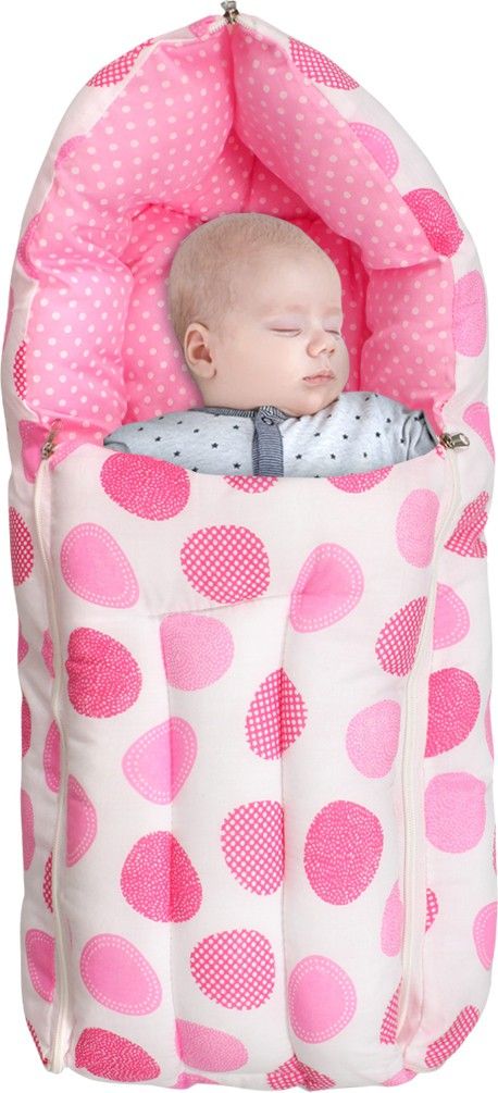 pretty krafts Cotton Bed - Carry Bed Baby Sleeping Bag – Nest for Sleeping for 0-6 Months Sleeping Bag-picture-10
