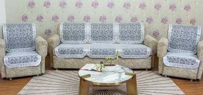 Sofa Cover SilverWhite P6 Sofa Fabric