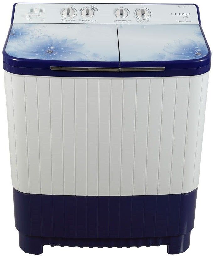 lloyd by havells 8 kg Semi Automatic Top Load Blue, White-picture-27