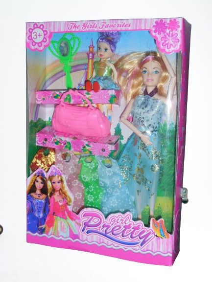 ctc creation Pack of Kids Fashion Stylish Doll set with accessories-picture-15