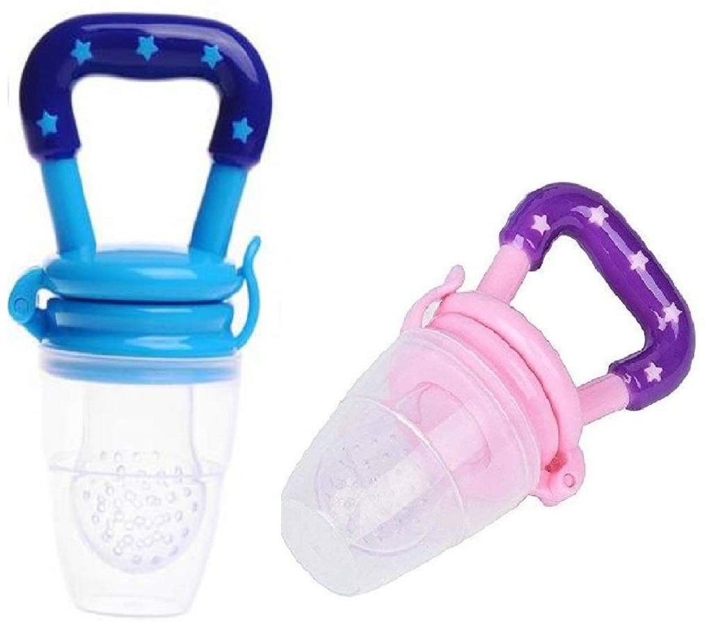 momscape Nibbler, Soother for Babies | Pacifier for New Born Baby | Silicone Fruit and Juice Feeder Kids Nipple Pacifier for Fruit Vegetable BPA Free (Pack of 2) Soother-picture-11