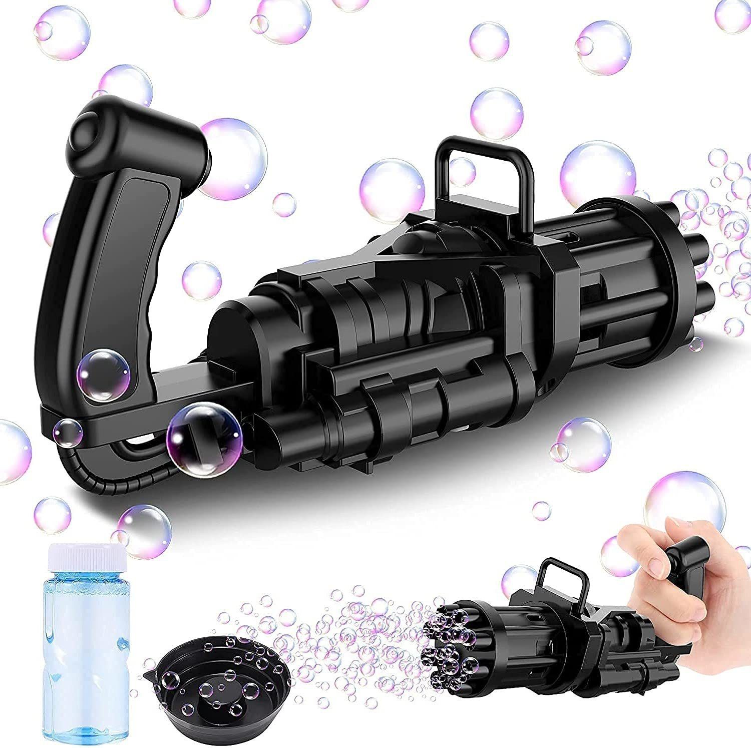 8-Hole Electric Bubbles Gun For Toddlers Toy , New Gatling Bubble Machine Outdoor Toy For Boys & Girls Guns & Darts-image-25