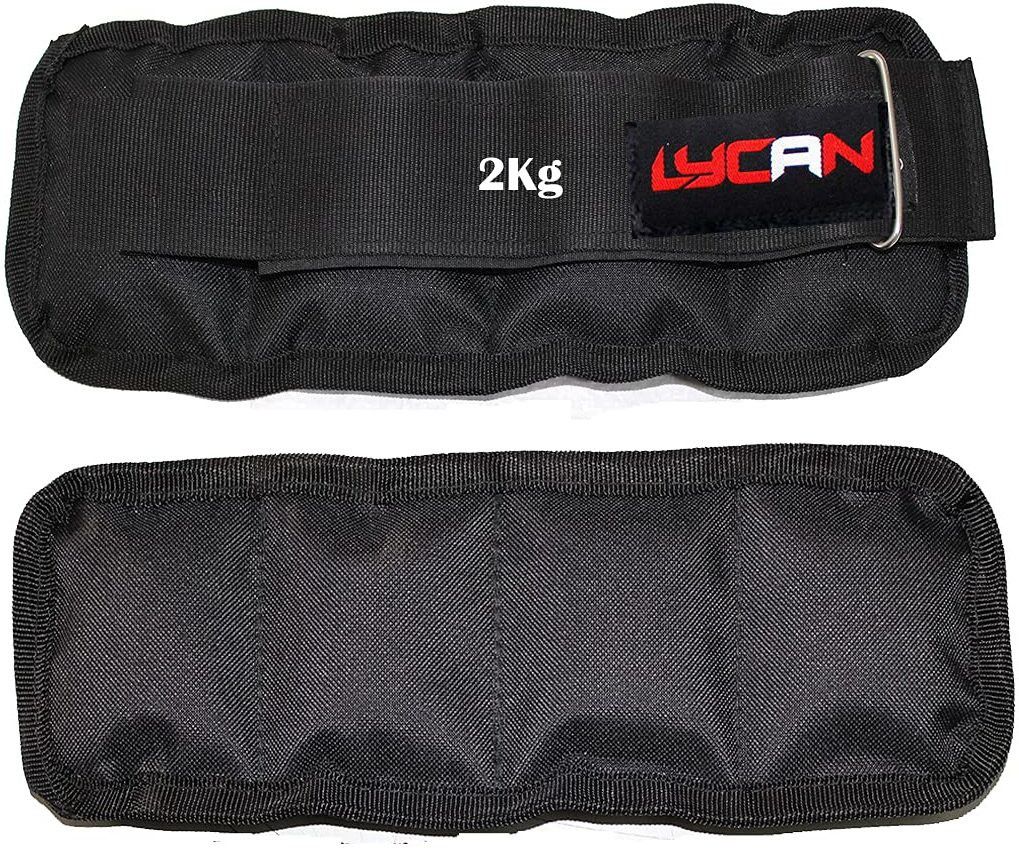 4 kg (2 kg Each x 2 pc) Black Ankle & Wrist Weight