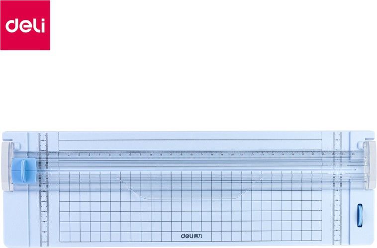 Deli Portable Craft Paper Cutter Non-Slip Feet with Free Replaceable Cutter with Automatic Security Safeguard for Home and Office, Cutter with Measuring Scale, Labels, Coupons, Sheets, Thin Cardboard, Photos Cutting, Cards, Paper Trimmer-picture-40