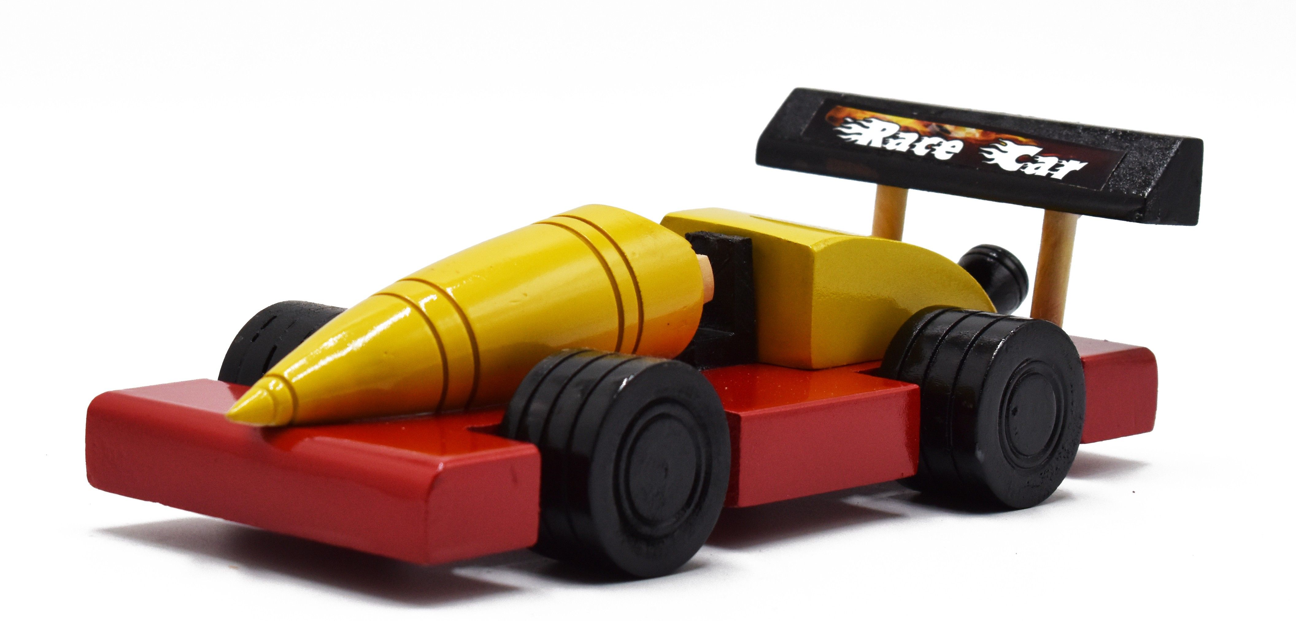 Wooden Race Car Pull Along Toy For Kids-image-36