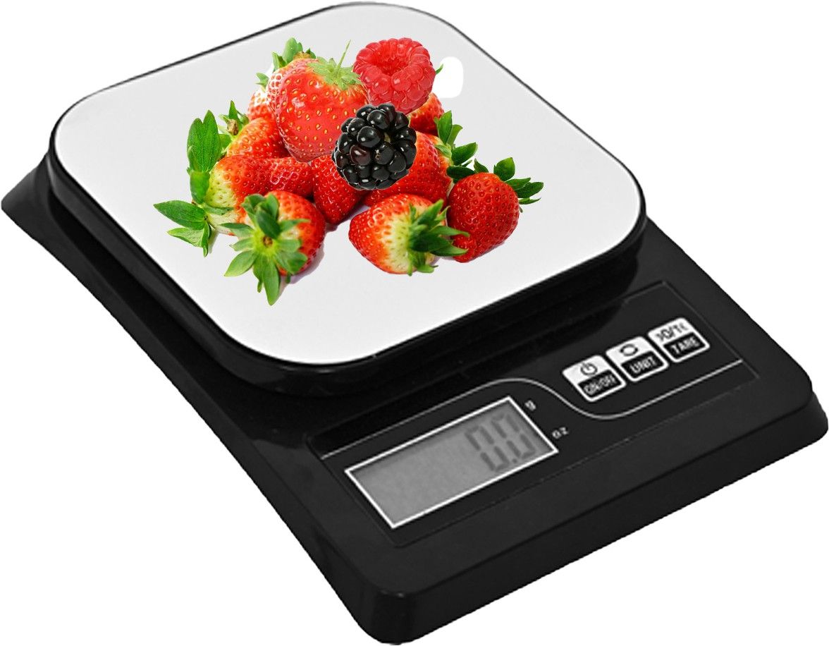 Glancing Kitchen Scales Digital - Quality Stainless Steel Food Scales - Kitchen Scales with LCD Display - Extra Slim Design Scales Kitchen - Kitchen Scale with Tare Function - Batteries Included 10 KG K/96/AG Kitchen Weighing Scale-image-7