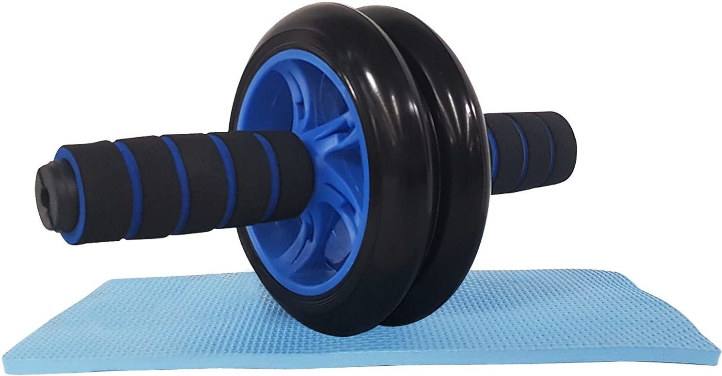 adrenex 2 Wheel Abs Roller with Sweat Absorb Handles& Knee Pad For Core Workout, Exercise Ab Exerciser-picture-20