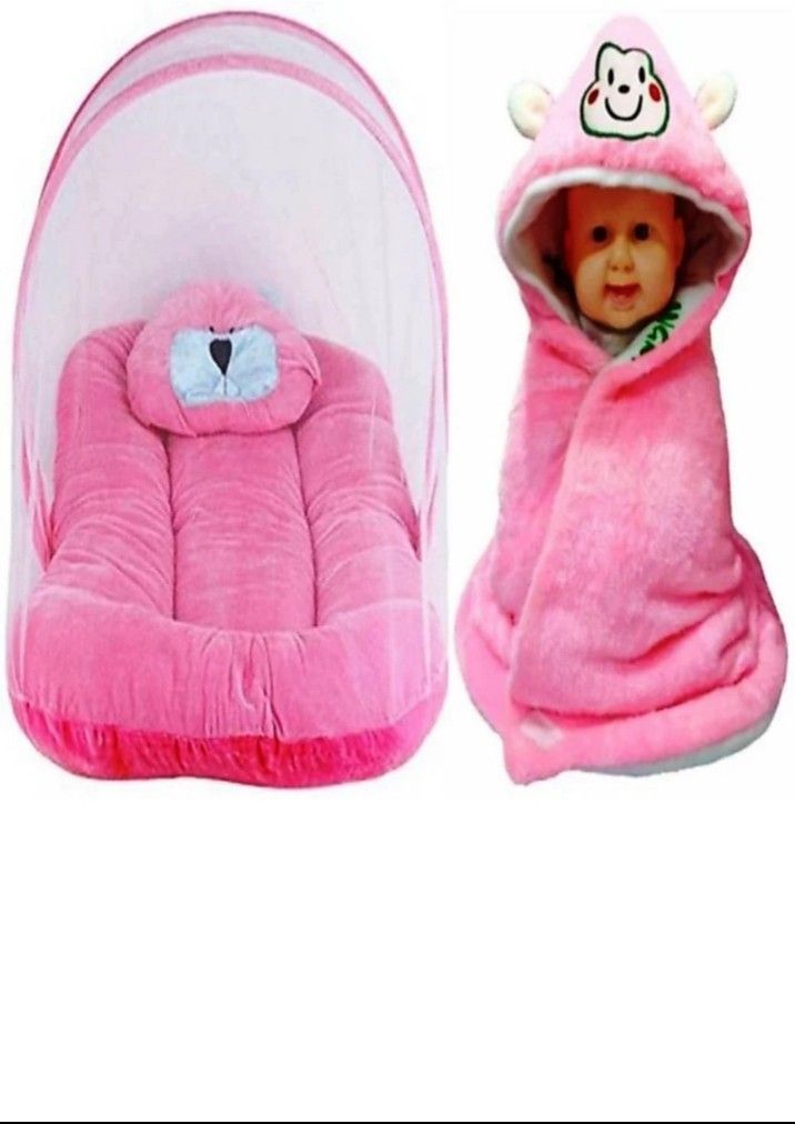 Nylon Baby Bed Sized Bedding Set