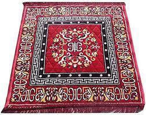 Maroon Polyester Area Rug-image-46