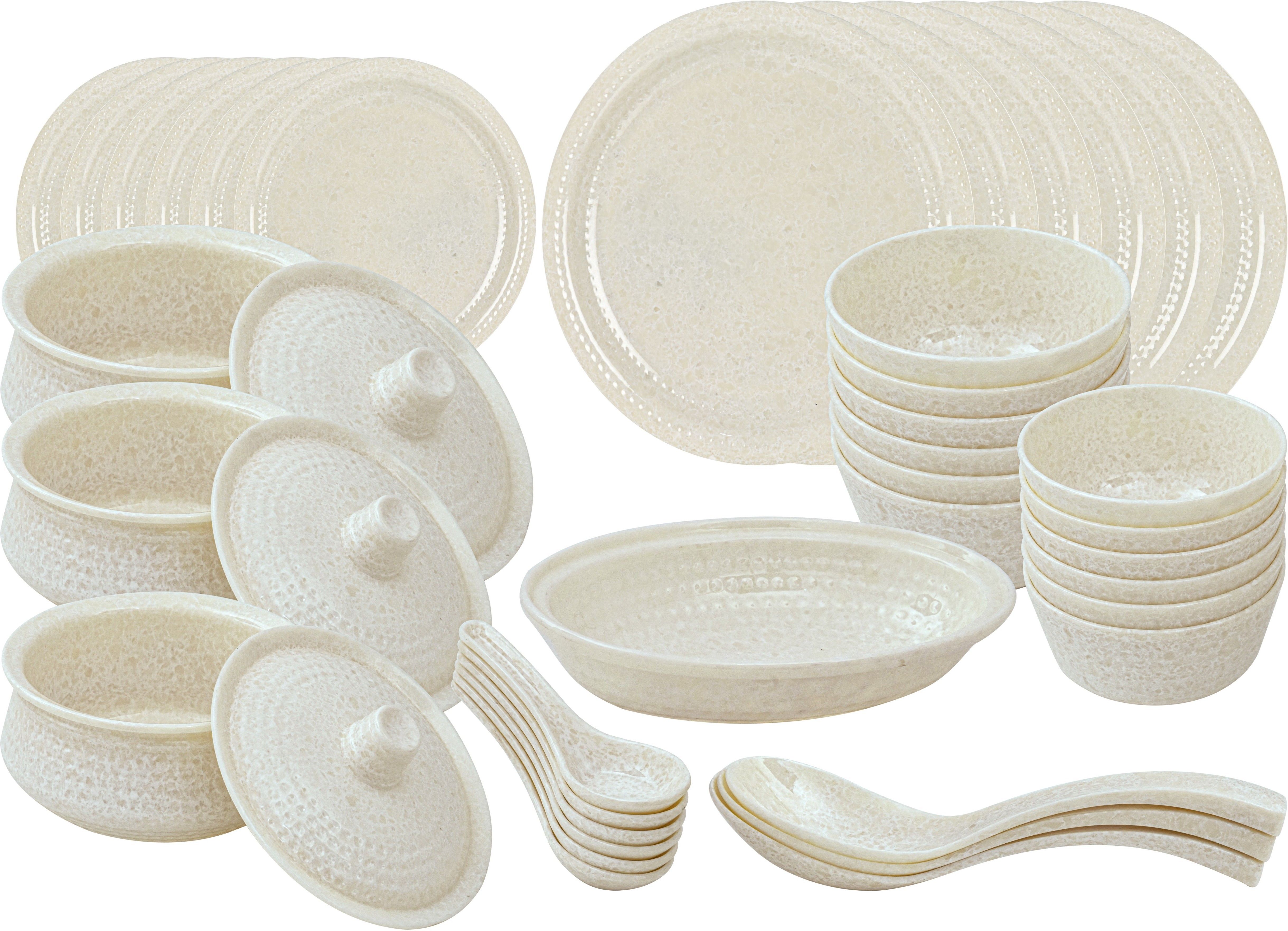Pack of 40 Melamin Magneta Onex 40Pcs Dinner Set-image-45