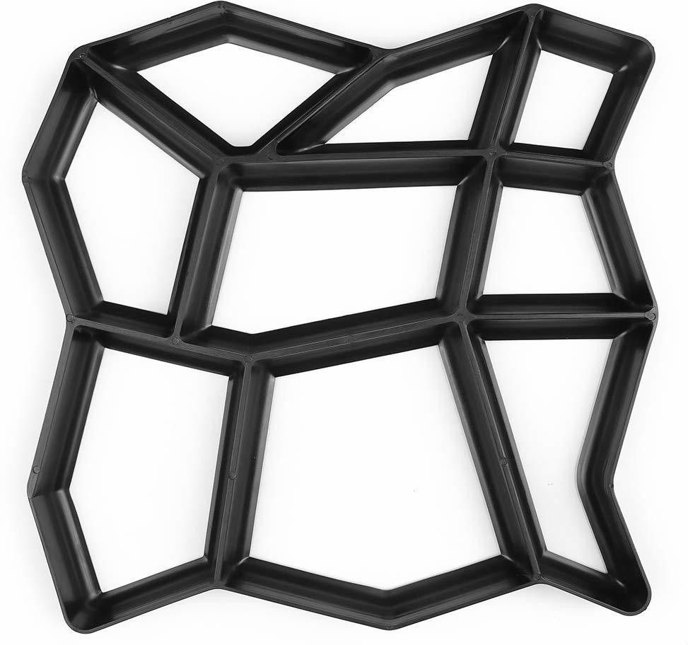 Walk Maker Reusable Concrete Path mate Stone Mold Stepping Stone Paver Lawn Patio Yard Garden DIY Path Maker Paving Moulds Full Cake Maker Cake Maker