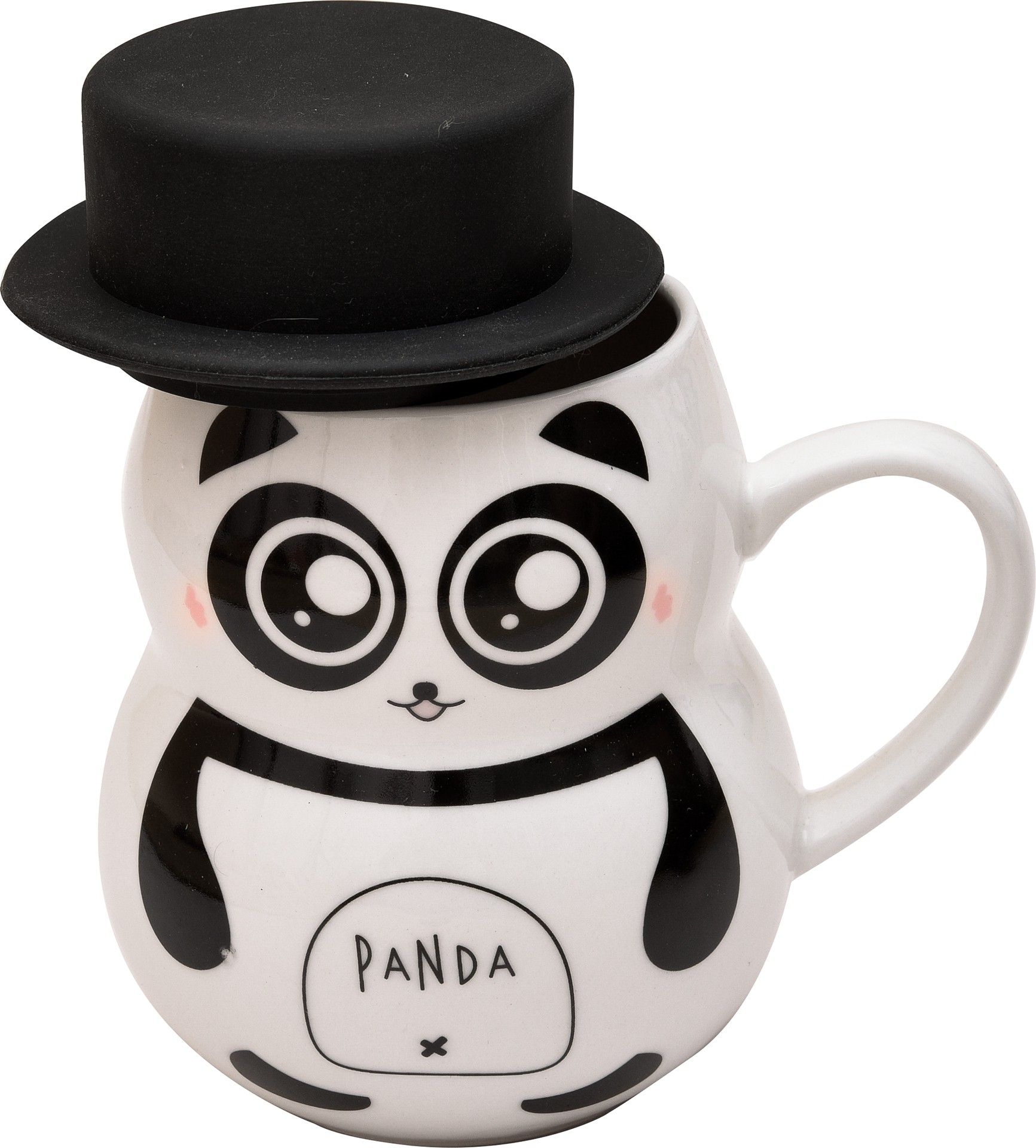 Panda With Rubber Lid Cute 3D Embossed eye Panda Ceramic Coffee Milk Tea Cup with Funny Lid Perfect Novelty Gift for Mom, Girls, Girlfriend, Wife, Panda Lovers Ceramic Coffee (300 ml) Ceramic Coffee ideal for everyone best for loved once brother friend boyfriend panda mug with stylish cap as a lid Ceramic Coffee Mug-image-26