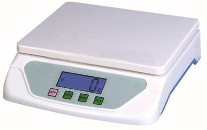 RTB 30kg x 1g Premium Scale for Multi-purpose weight measuring machine with Adapter Weighing Scale (White Weighing Scale image 1