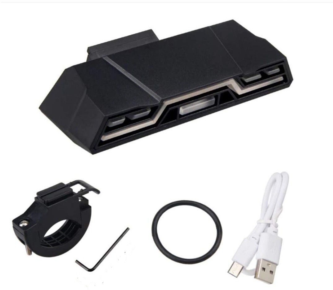Bicycle Smart Rear Tail Light Bike Back USB Rechargeable Light LED Rear Break Light-image-17