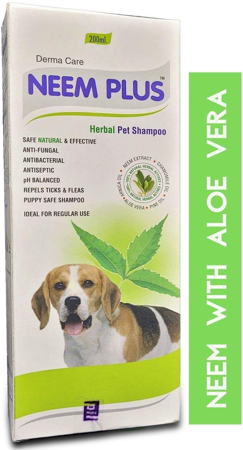 neemplus Flea and Tick, Allergy Relief, Anti-itching, Conditioning herbal Dog Shampoo-picture-45