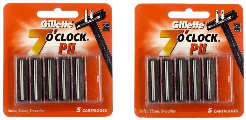 gillette (7) O Clock Pll Cartridges 10 Pcs. (Pack of 2)-picture-7