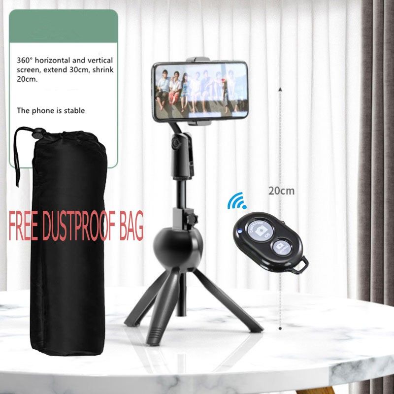 POZUB TOP HOT SELLING SPECIAL DESIGN MOBILE STAND + SELFIE BLUETOOTH REMOTE + CARRYING BAG | F42 Tripod stand for camera|| PZUB-42 Gimbal for smartphone|mobile phone stand| Multi-Use Selfie Stick Desktop Online Course Video Recording || Camcorder tripod|| Camera mount|| Extendable tripod||Three-Dimensional Head & Quick Release Plate Camera stands high Quality Tripod ABS DSLR ACTION Camera Wireless Bluetooth Shutter Remote Compatible Selfie Stick & Tripod All Mobile Camera Remote Control Tripod, Tripod Kit, Monopod Kit, Monopod, Tripod Clamp, Tripod Bracket-image-21