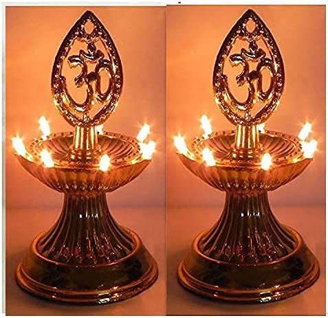 roshvini Plastic (Pack of 2) Table Diya Set-picture-11