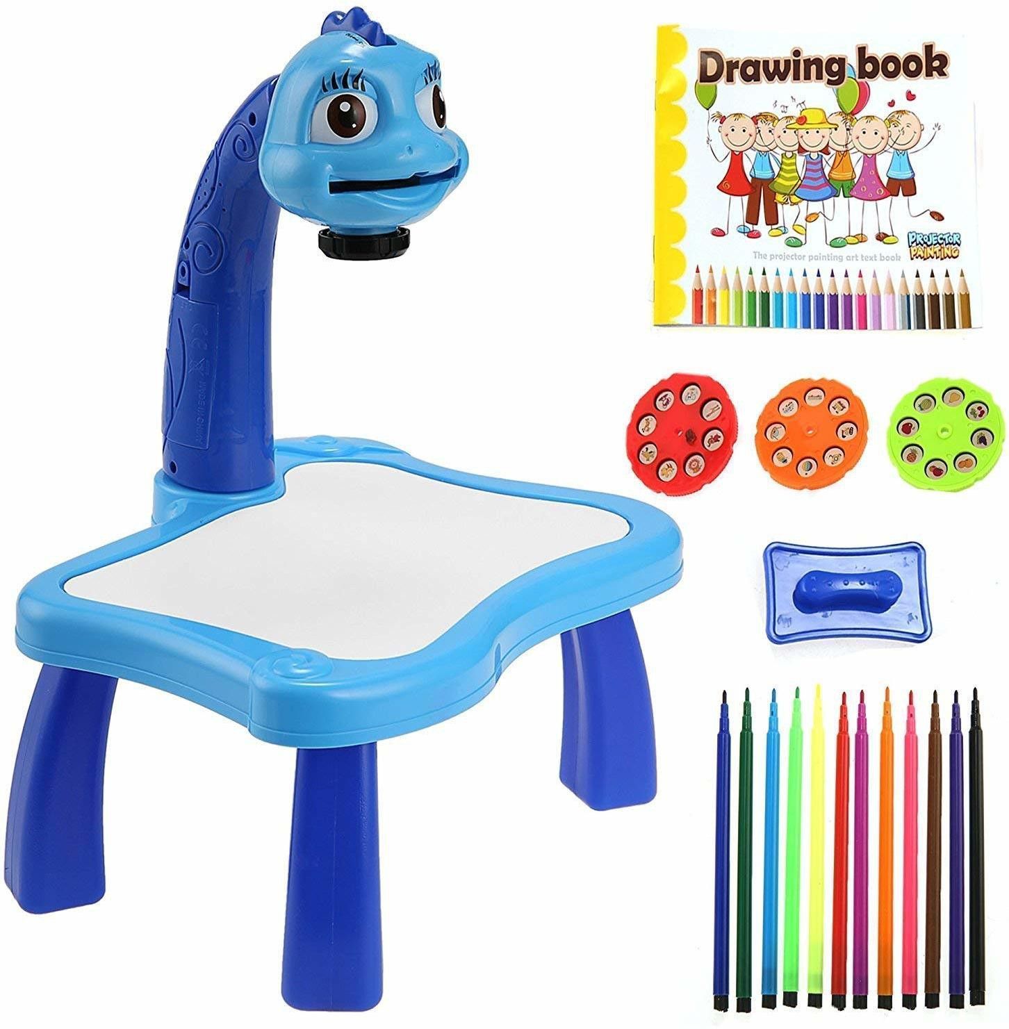 Children Projector Early Education Learning Drawing Board Game Puzzle Painting Toy Set