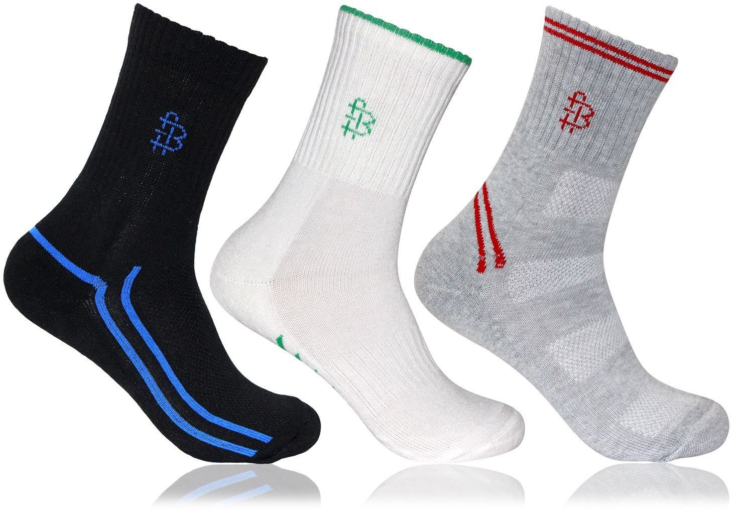 bonjour Men Self Design, Solid, Printed, Striped Mid-Calf/Crew-picture-13