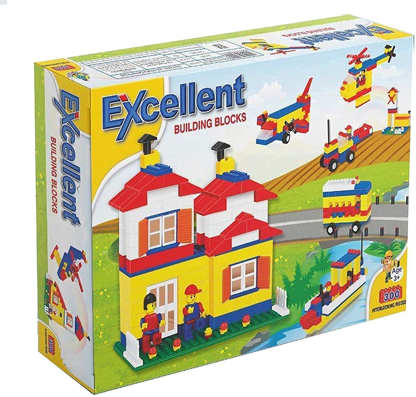 Excellent Building Block for Kids,300 Pcs Block Game,,House Building Blocks,Educational Toy, Bricks Toys Sets ,Puzzles Block Set for Kids-image-21