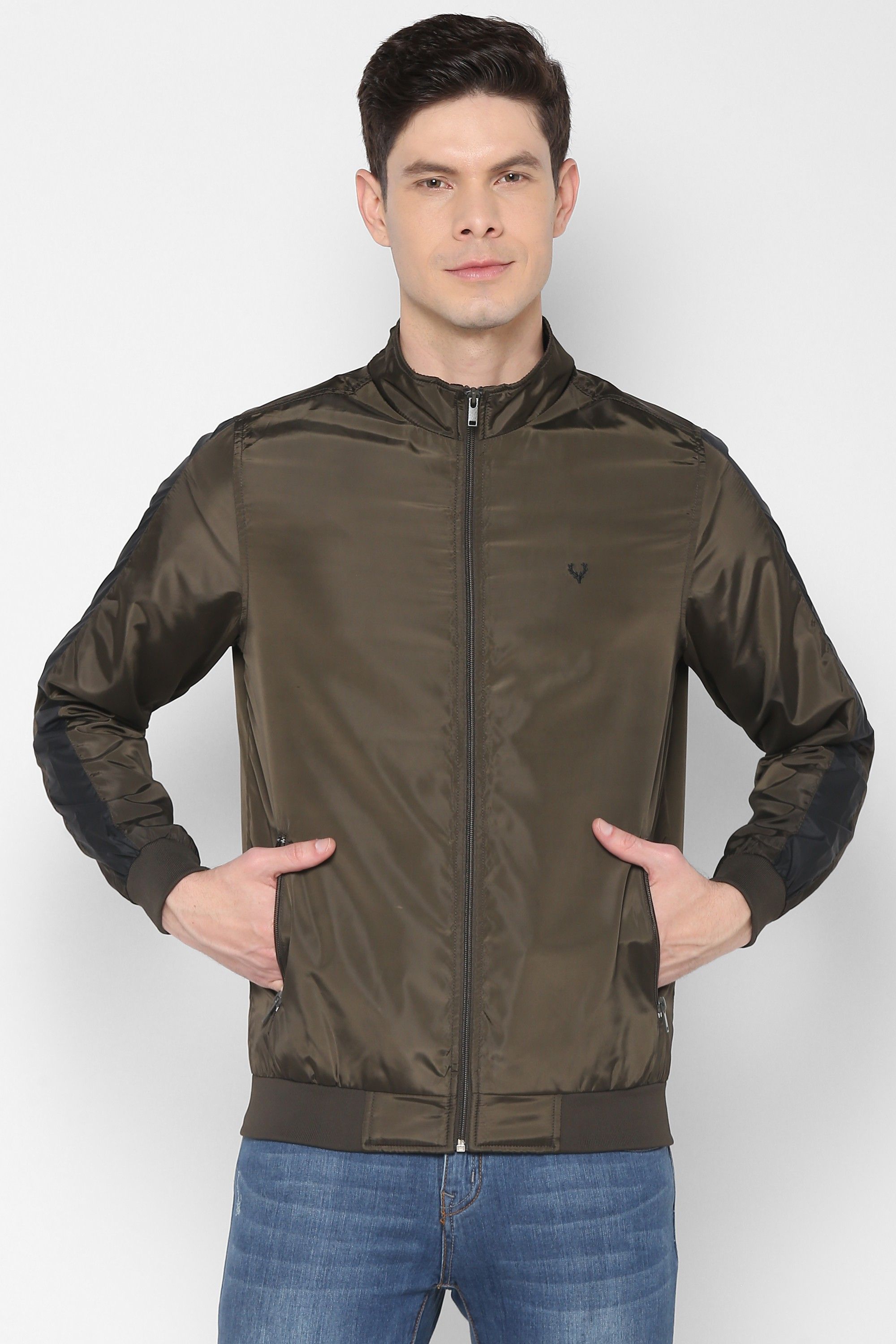 allen solly Men Solid Casual Jacket-picture-38