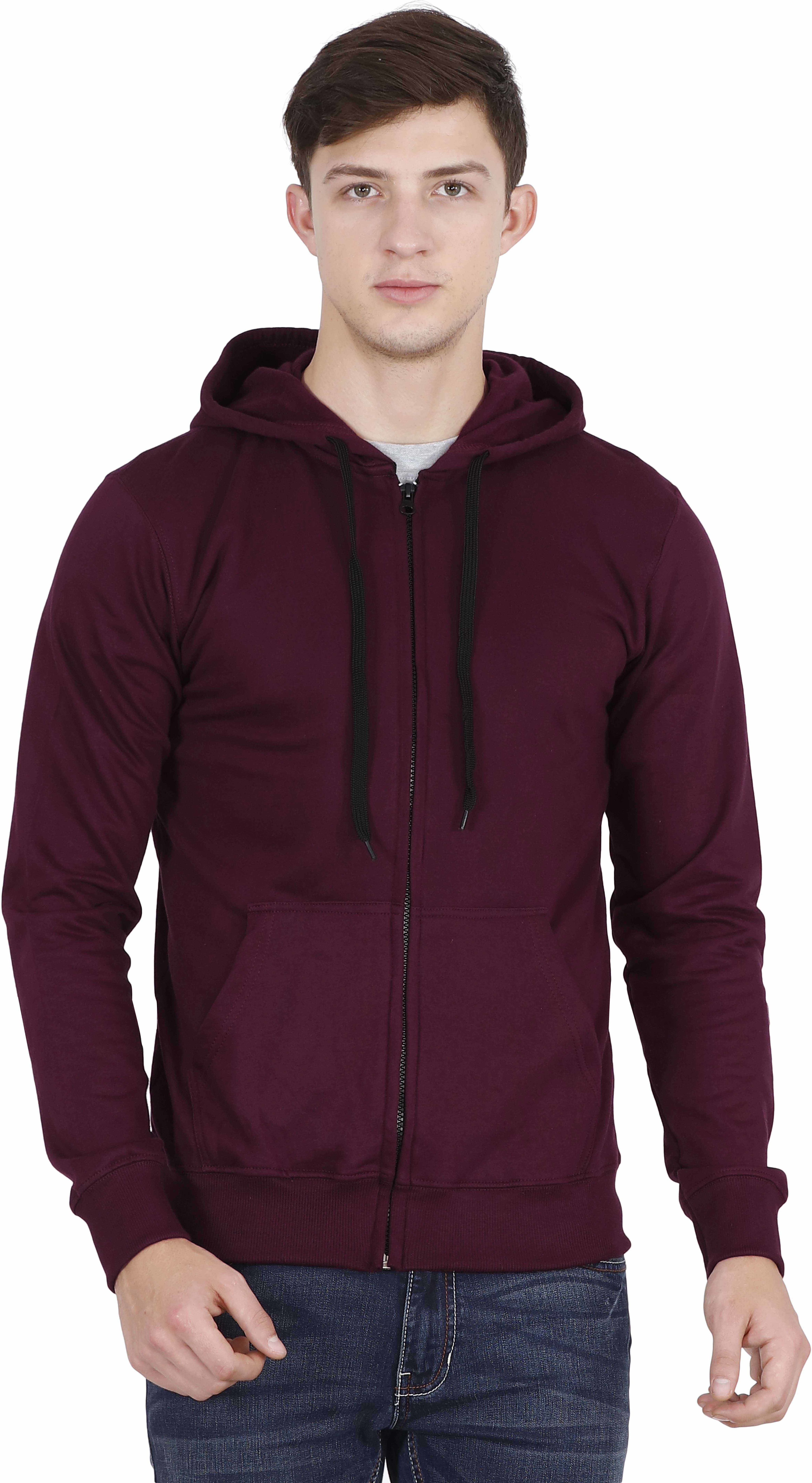 fleximaa Men Full Sleeve Solid Hooded Sweatshirt-picture-19