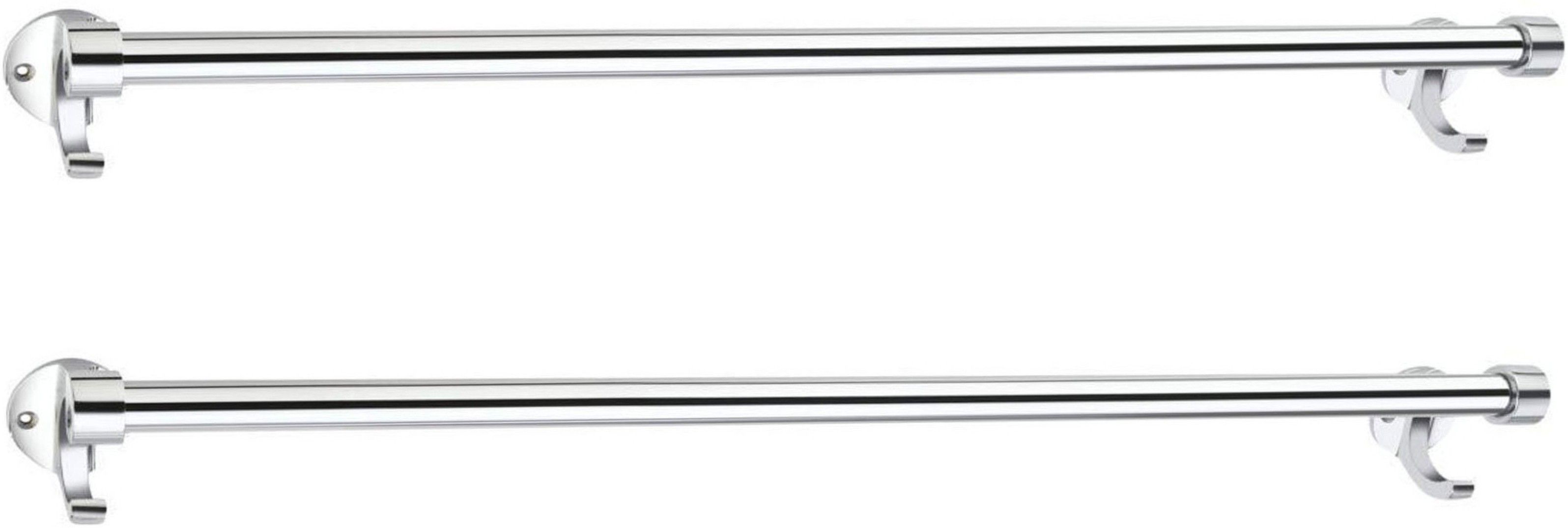 Rack for Bathroom/Towel Bar/Hanger/Stand/Accessories (24 Inch - Chrome Finish) 24 inch 2 Bar Towel Rod