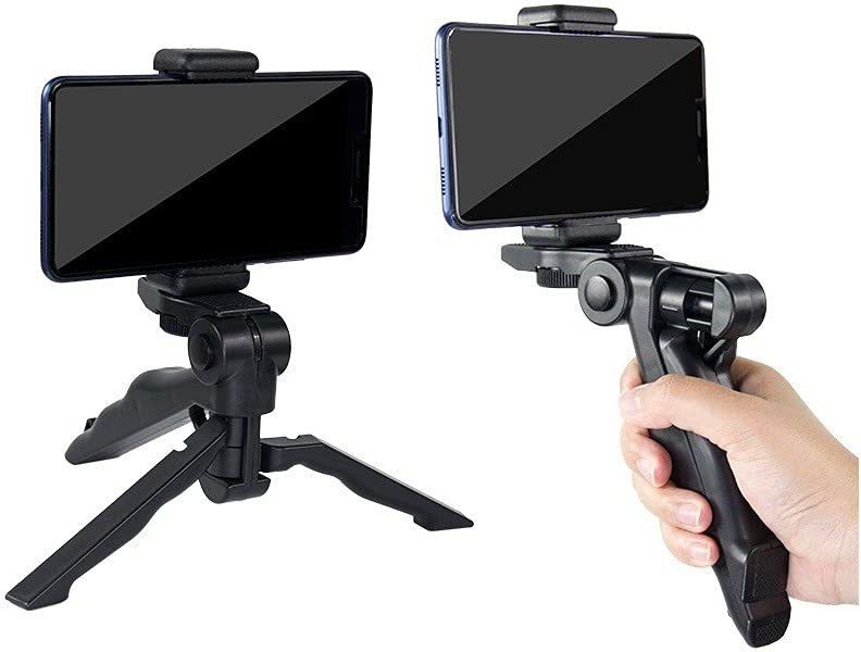 YOZO Mini New Tripod Stand Attachment Lightweight Portable for Vlog, Video Shooting, Photography, YouTube 360 Degree Rotation ABS Plastic Compatible with All Smartphone's & Camera's(Supports Up to 1300 g) Tripod (Black, Supports Up to 1300 g) 01 Monopod-picture-27