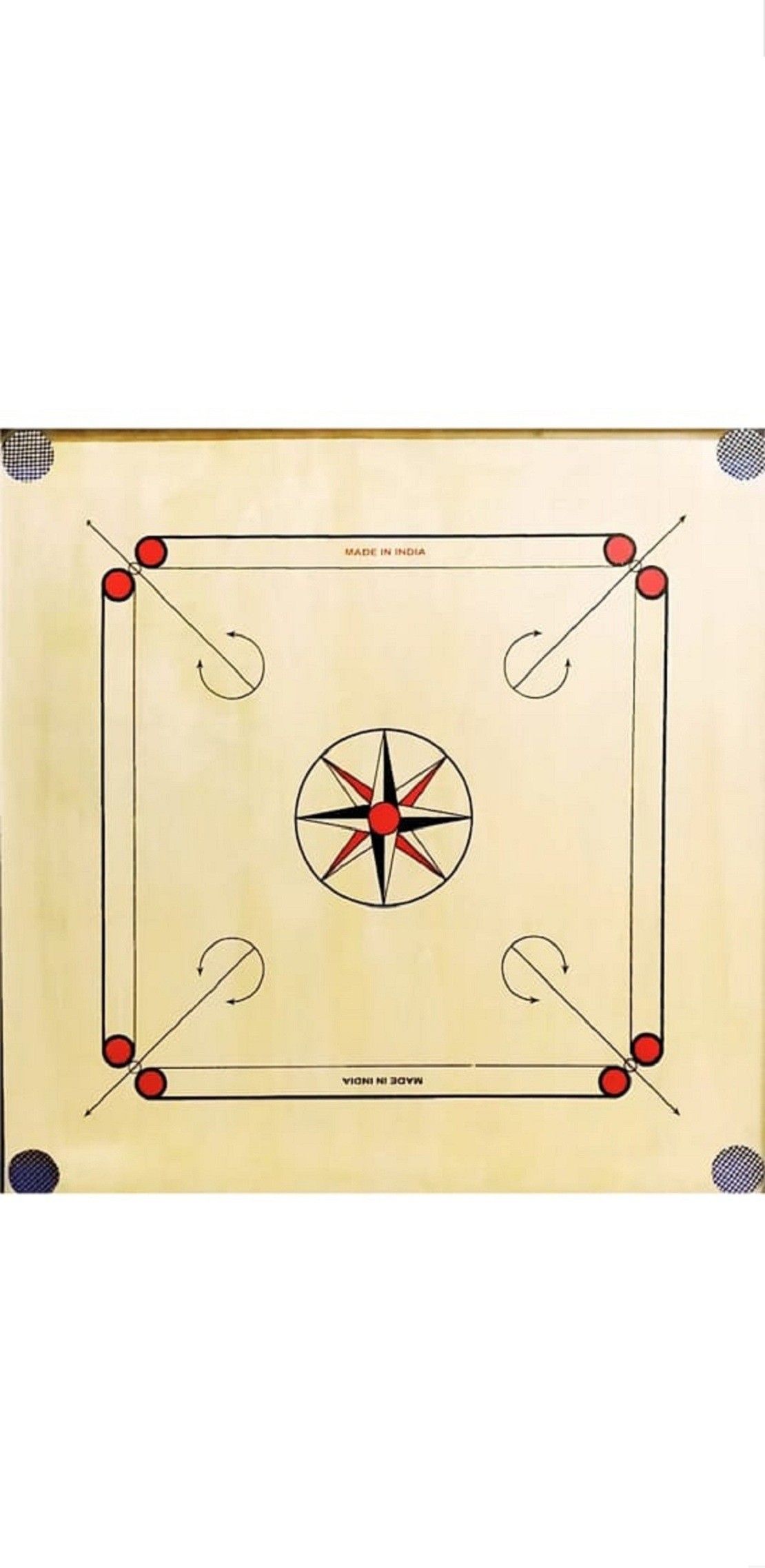 koodox PREMIUM FULL SIZE(32 INCH) CARROM BOARD WITH COINS,STRIKER AND POWDER 81.04 cm Carrom Board-picture-11