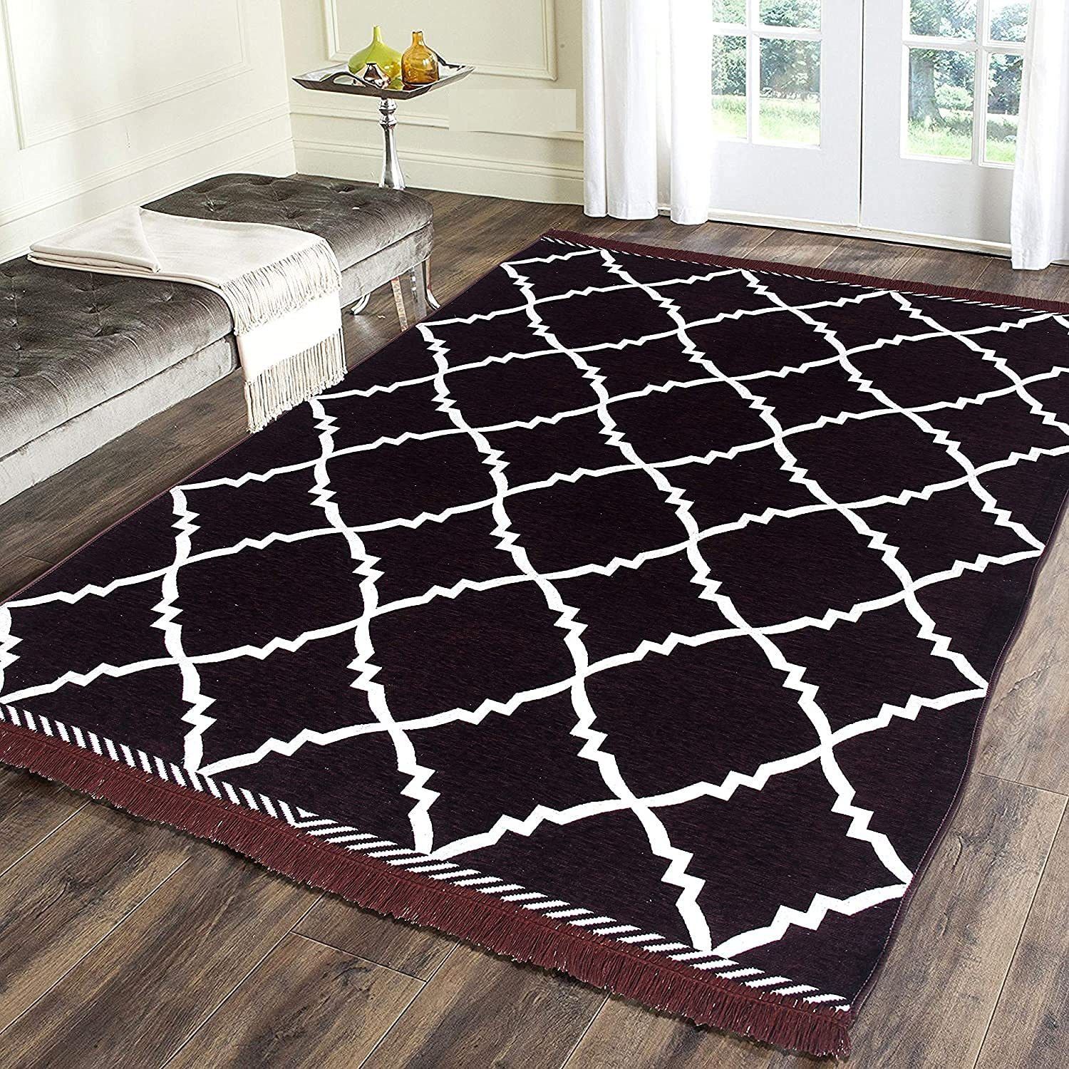 sparrow world Brown Chenille Carpet-picture-27