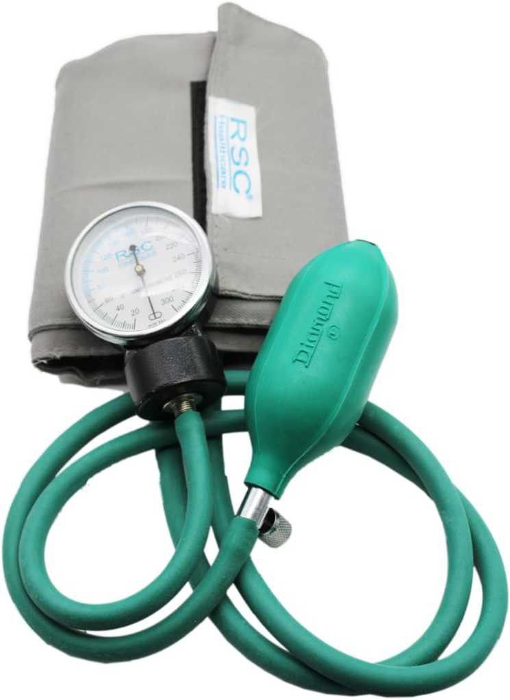 rsc healthcare Rsc-101 DELUXE Aneroid Sphygmomanometer/ Aneroid Dial Type B.P. Monitor ANEROID SPHYGMOMANOMETER MANUAL Bp Monitor With 6 month Warranty ( Made In India ) Bp Monitor-image-40