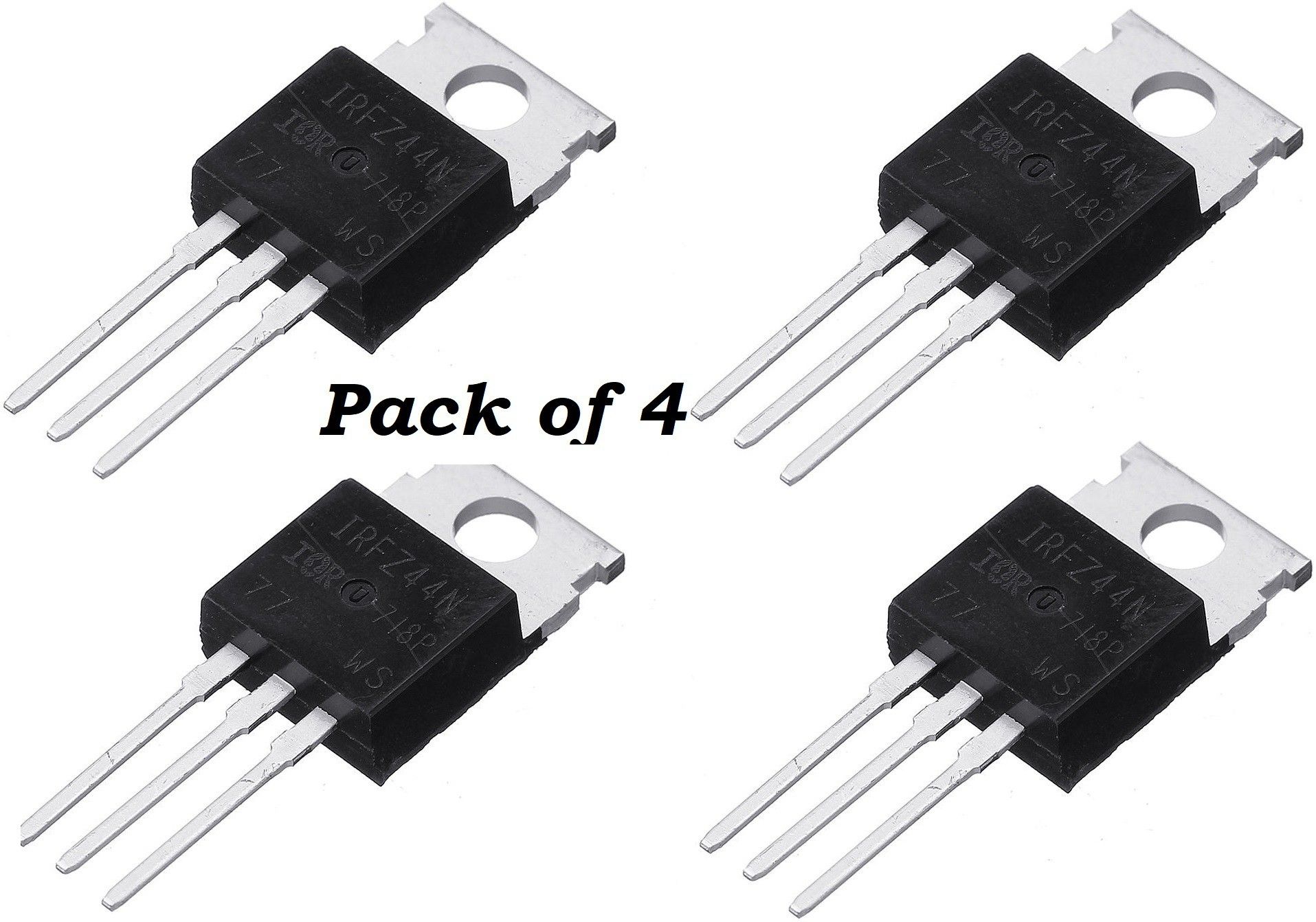 (Pack of 4 Pc) IRFZ44N MOSFET - 55V 49A N-Channel Power MOSFET Electronic Components Electronic Hobby Kit-image-13