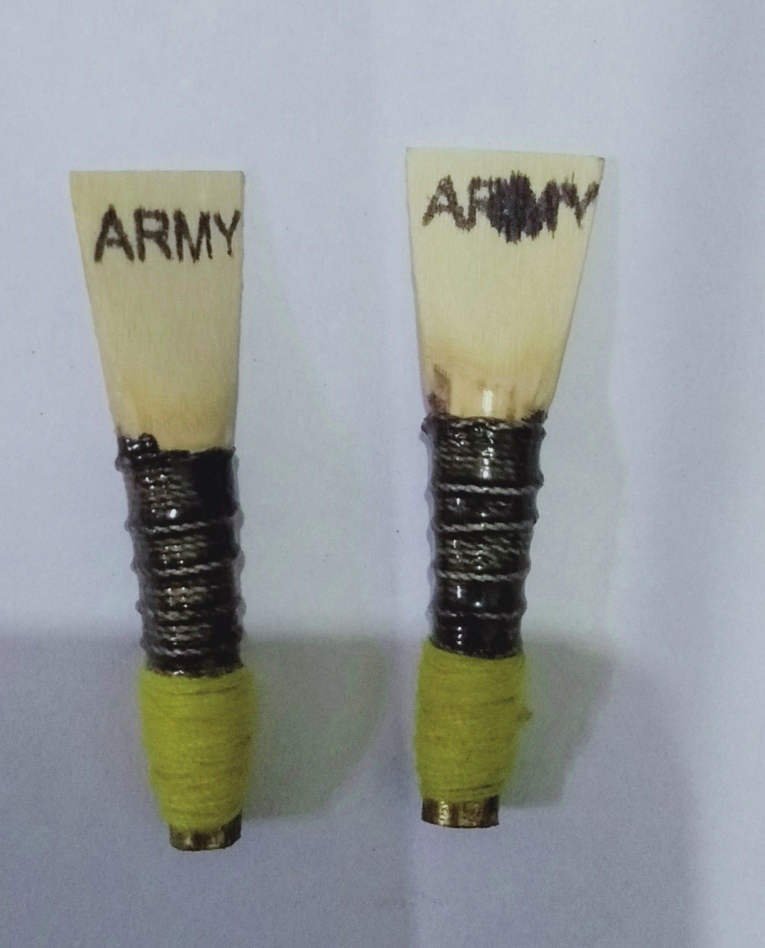 kanha hub bagpiper reed 2 pc army English black color Reed-picture-35