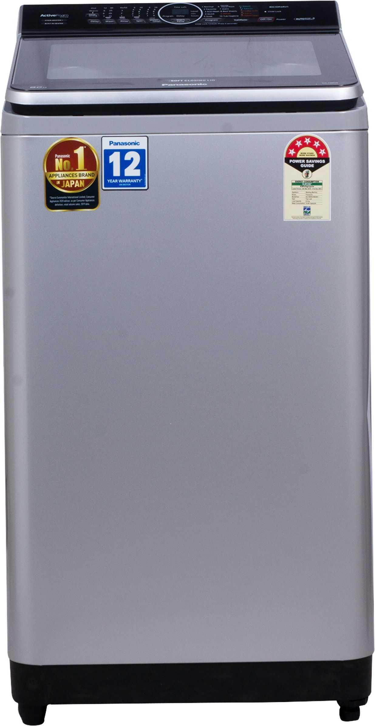 panasonic 8 kg Fully Automatic Top Load with In-built Heater Silver-picture-24