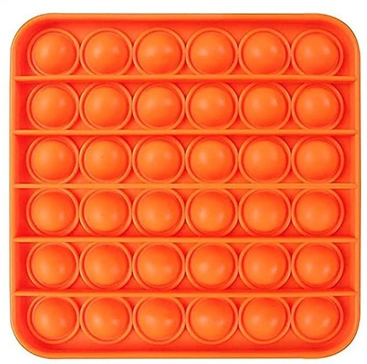 Pop It Fidget Toy - Pop Its - Bubble Pop Fidget Toy - Stress Toys, Anxiety Toys, ADHD, Special Needs, Autism Sensory Toys for Kids and Adults - Fidget Toy Pop It Popping Bubbles Game - Solid Color Pop it - 1pc Square-image-35